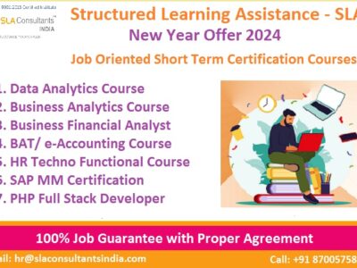 Business Analyst Course in Delhi by IBM, Online Business Analytics Certification in Delhi by Google, [ 100% Job with MNC] Learn Excel, VBA, SQL, Power BI, Python Data Science and Operation Data Analytics, Top Training Centers in Delhi - SLA Consultants India,