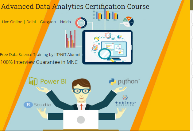 Data Analyst Coaching in Delhi, 110058, Microsoft Power BI Certification Institute in Gurgaon, Free Python Machine Learning in Noida, and Cloud Analytics Course in New Delhi, [100% Job, Update New Skill in '24] Navratri Offer'24,, get NSDC Data Science Professional Training,
